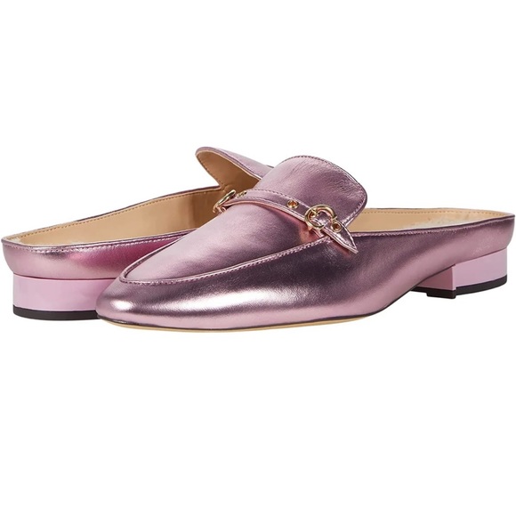 Coach Irene Shearling Metallic Pink
Leather Mules size 9.5 - Picture 1 of 11